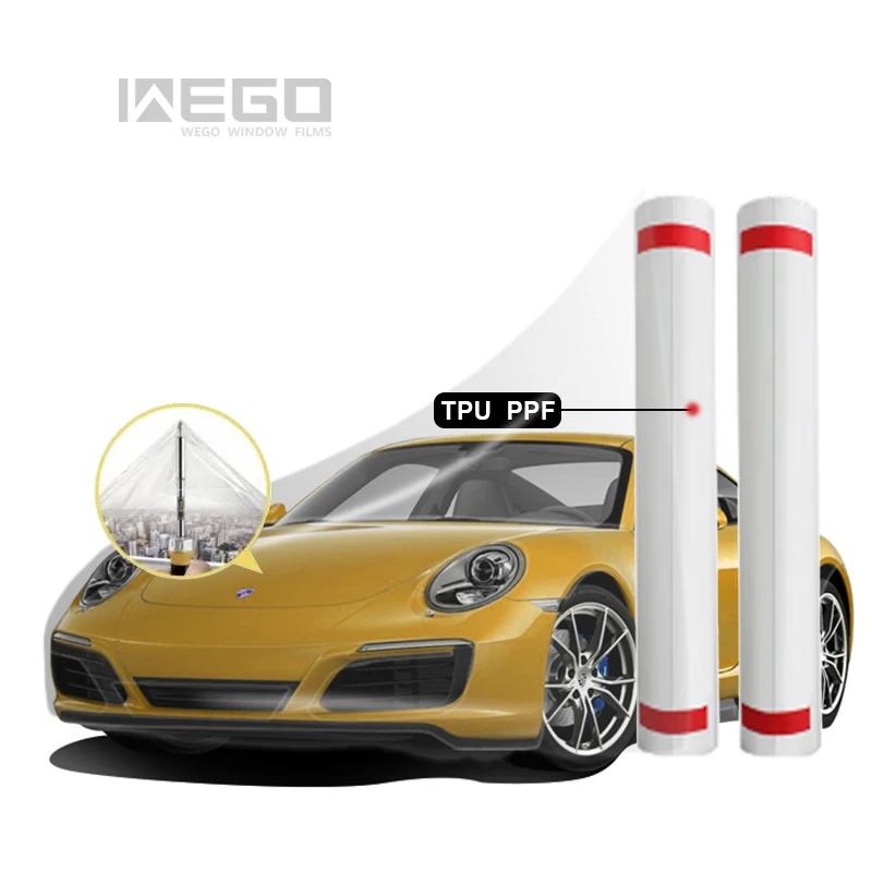 WEGO HIGH-END PPF MANUFACTURER infused color ppf withLubrizol resin outdoor special coating 10year Warranty ppf