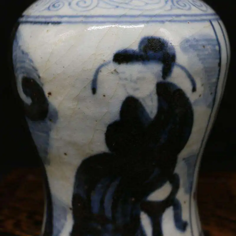 Quality Cheap Price Antique chinese hand painted blue and white decoration porcelain storage jar ceramic ginger jar