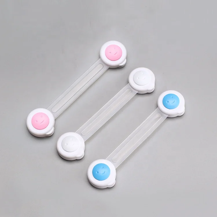 Wholesale Lovely Baby Child Safety Cabinet Lock Functional Drawer Strap Lock Door Lock For Knobs Child Safety