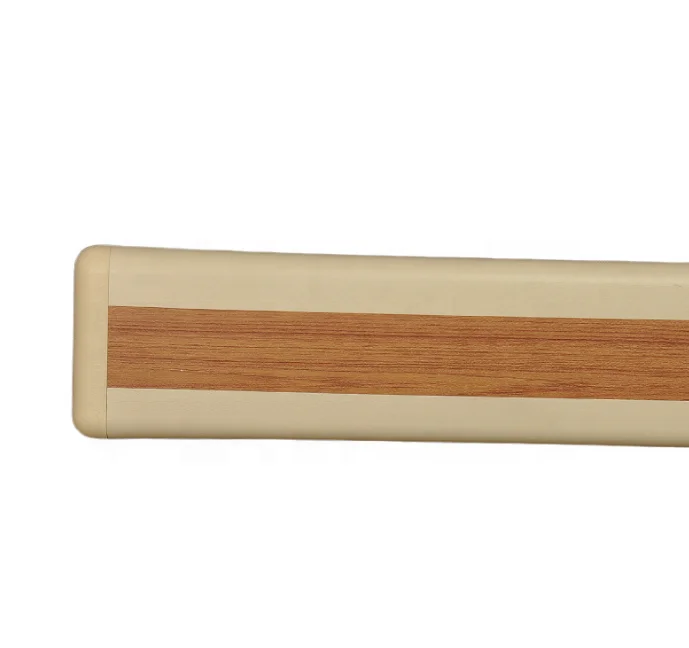 Nursing home corridor bump rails PVC corridor security against the wall railing