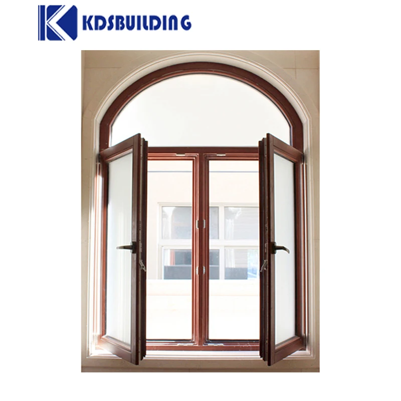 KDSBuilding современный дизайн закаленное деревянное стекло Звуконепроницаемая дубовая древесина поворотное и наклонное окно