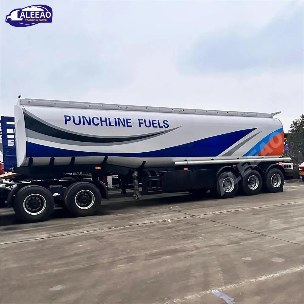 ALEEAO Brand New 3 Axle Carbon Steel Oil Fuel Tanker Tanks 60000L Semi Trailer for Sale