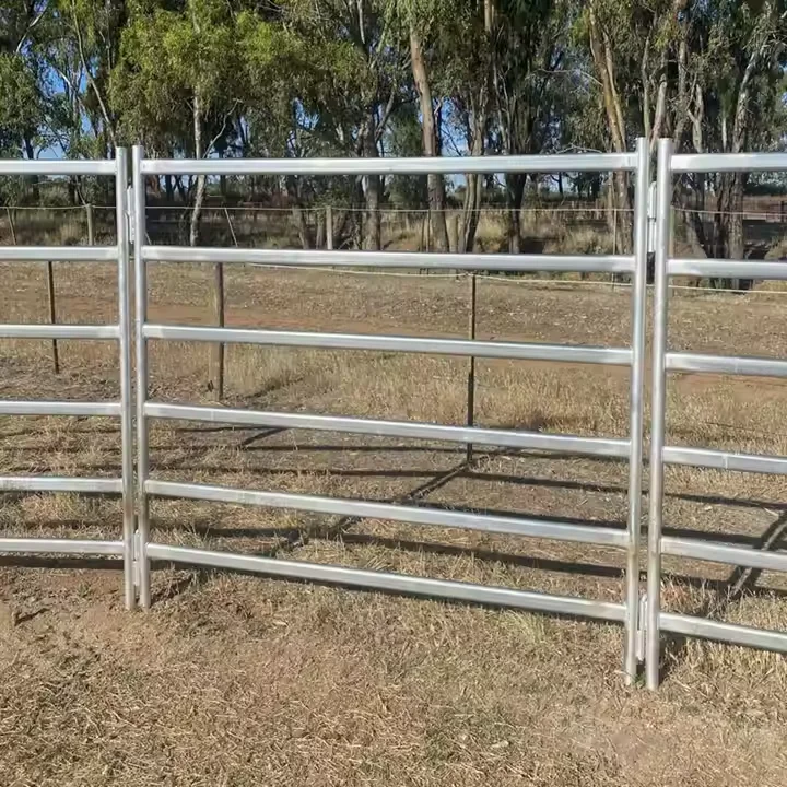 Factory-Priced Multi-Function Square Tube Galvanized Livestock Horse Fence Security Fence with Post Caps