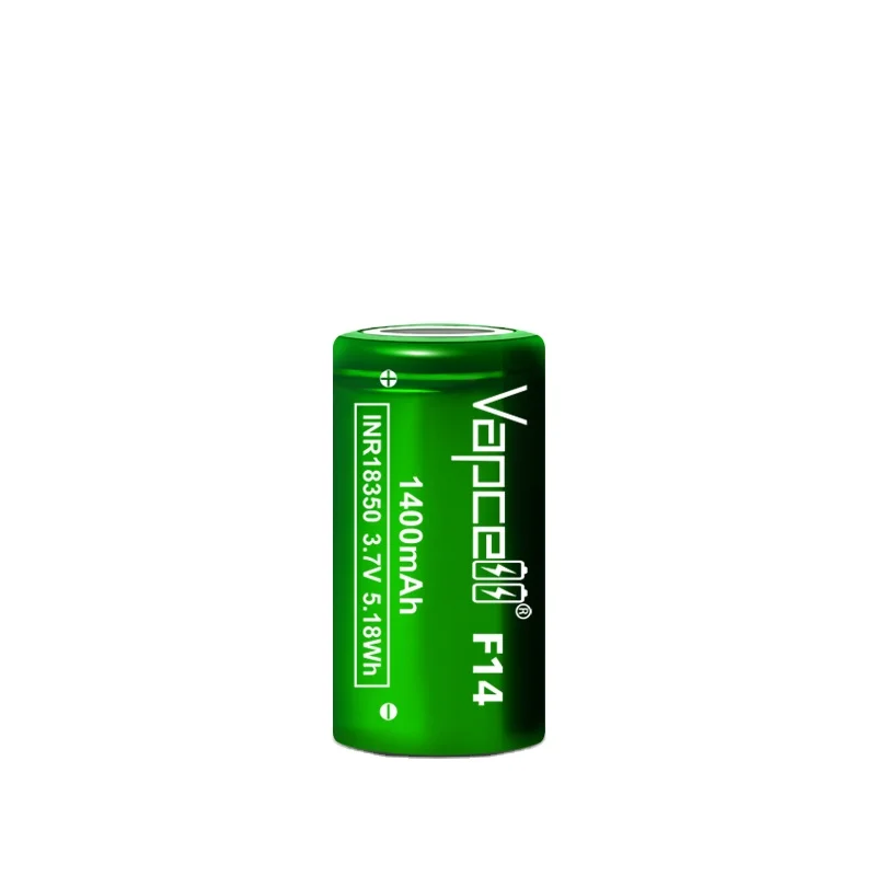 Vapcell F14 INR18350 1400 мАч 3A перезаряжаемый литиевый цилиндрический фонарик 3 7 В бытовая техника электроника на солнечной батарее