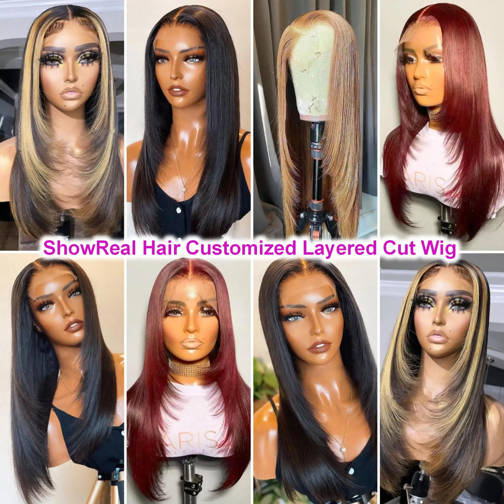 Raw Human Hair HD Wig Vendors 40 Inch Human Hair Full Lace Front Wig 13X6 HD Glueless 360 Lace Frontal Water Wave Human Hair Wig