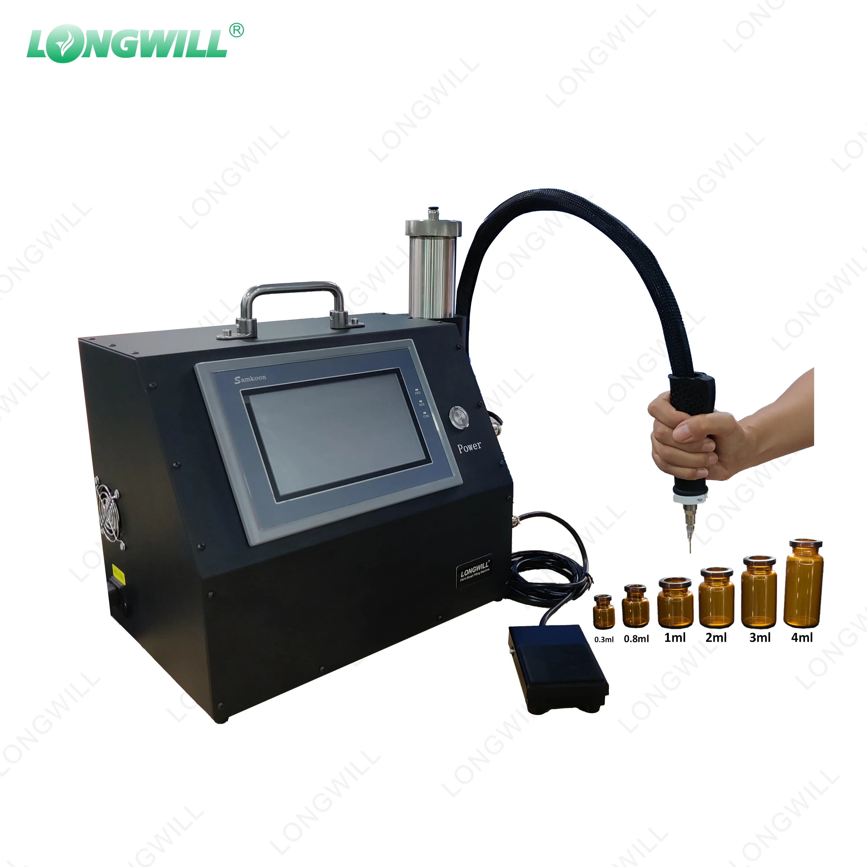 Full Spectrum preheat Handheld Filling Machine 1 2 3 4 5G Cartridge Filler High Precise For Start Business Lead Free Cart Filler