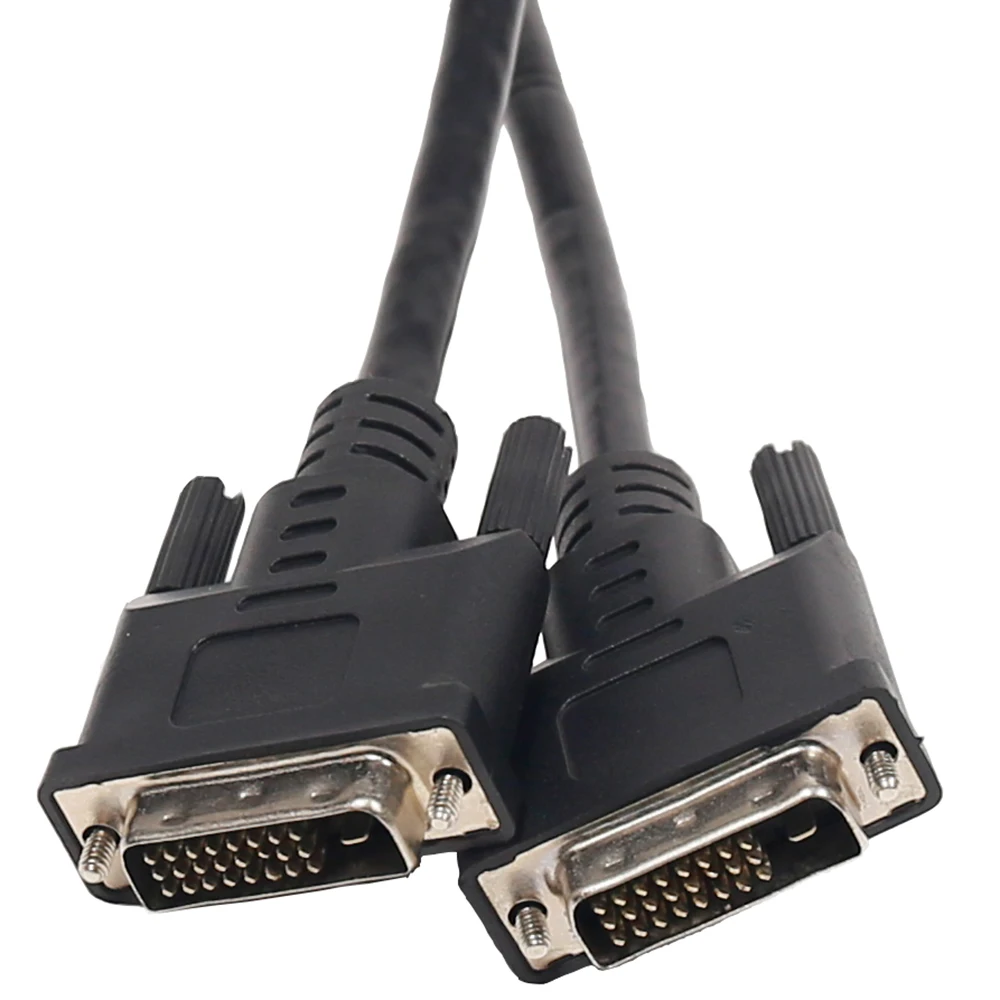 VGA Cable DVI 24+1pin Silver Plated Conduct Male to Male dvi to dvi 25pin Cable Dual Link Video Cable 2m 3m 5m for HDTV Computer