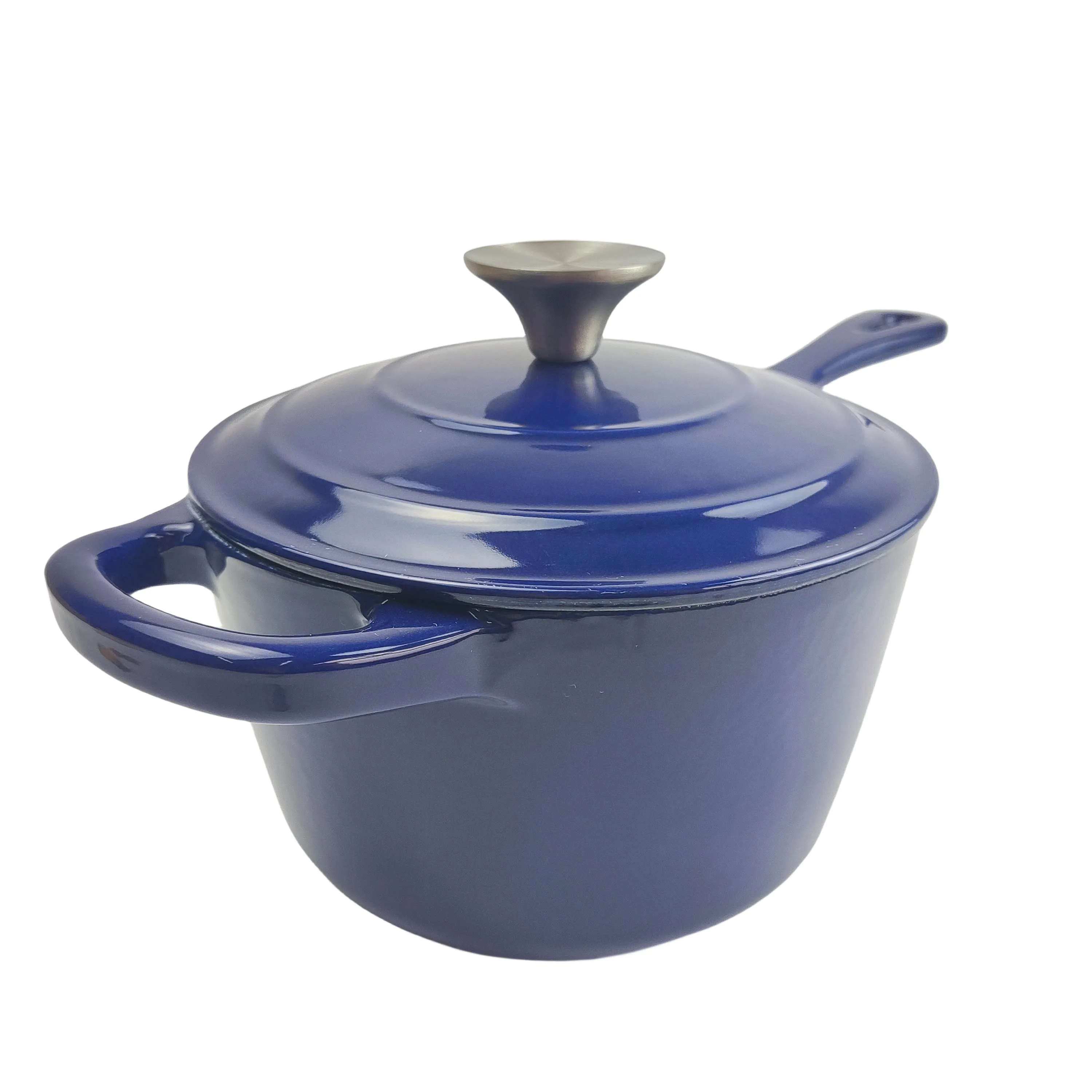 16cm Enamel Milk Pot Cast Iron Pot With Lid Enamel Coated Milk Pot Cast Iron Cookware