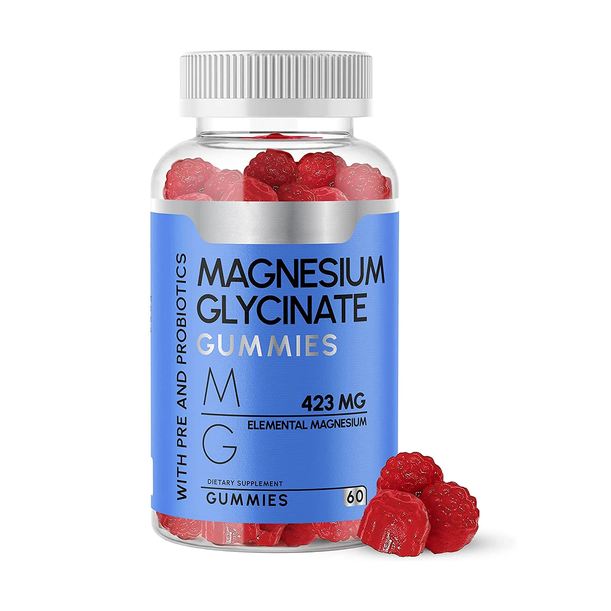 GMP Factory oem Halal Sugar Free Gummies Hot Selling Sugar Vegan Magnesium Citrate Gummies Improve Sleep