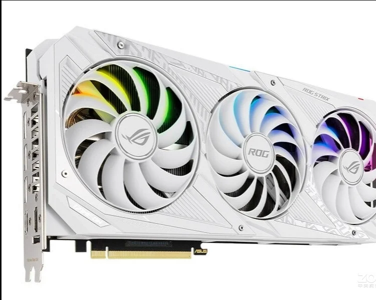 
nVidia Geforce 24GB RTX 3090 O24G Strix White New Arrival for Gaming Mining Rig Graphic Card Hot Seling PC GPU with GDDR6X 