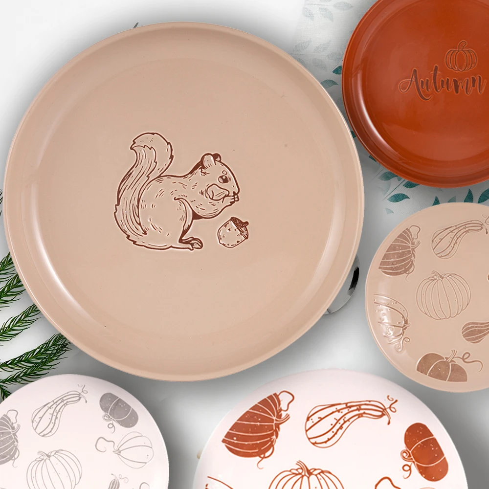 Luxury Restaurant Ceramic Plates Sets Colorful Ceramic Plate Manufacturer