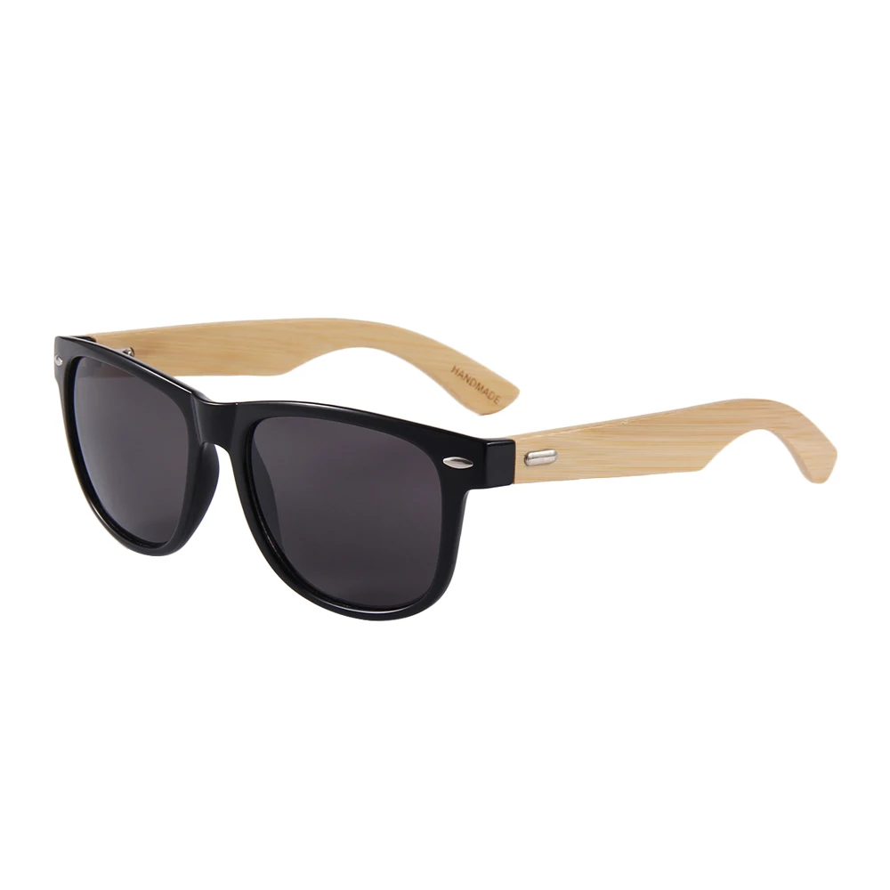  Оптовая продажа индивидуальные солнцезащитные очки Conchen дешевые бамбуковые зеркальные деревянные UV400