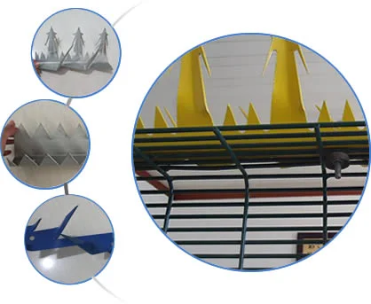 South africa 358 anti climb wire mesh fence with metal wall security spikes