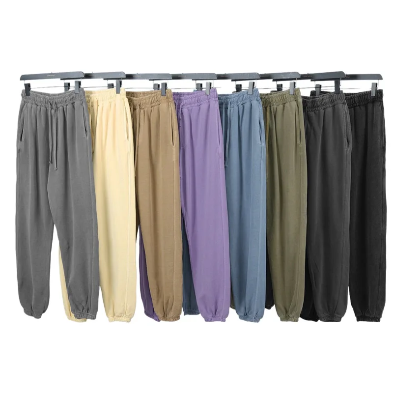 TODOMORE unisex 100% cotton French Terry solid color vintage style street wear pull over Kangaroo pocket retro hoodie