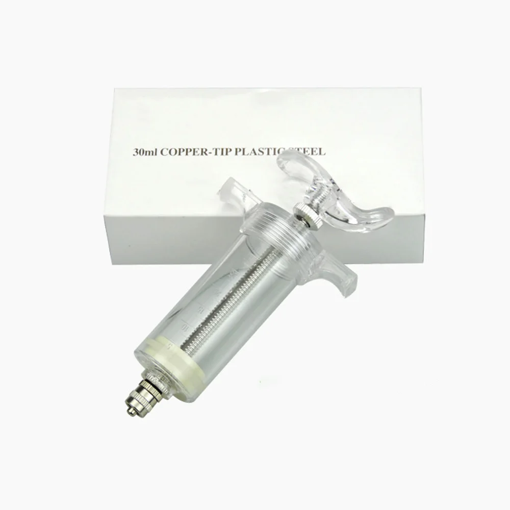 10ml 20ml TPX Syringe Nylon TPX Animal Vet Veterinary Plastic Steel Syringe For Pig