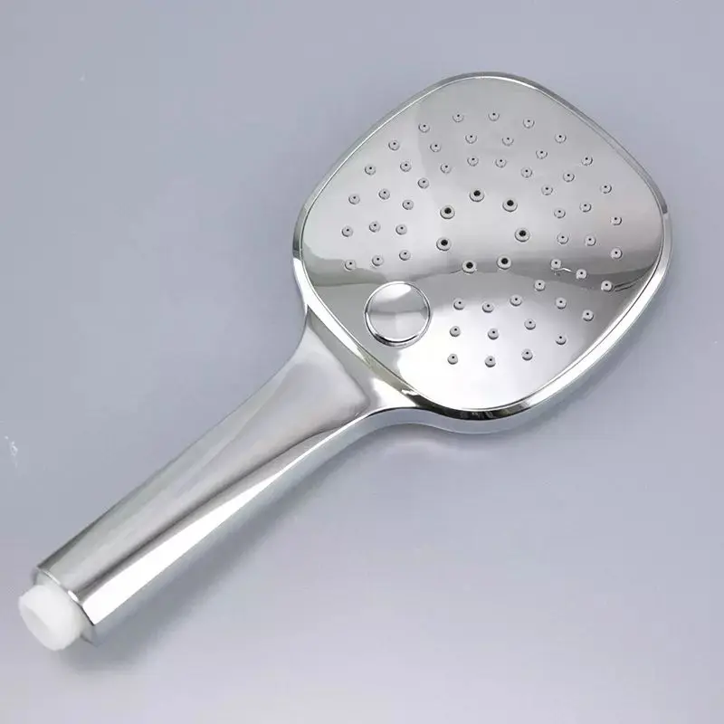 YS31127 Chimei 757 ABS and POM Button Switch Easy Clean TPR nozzles Chrome Plated bathroom Hand held Shower