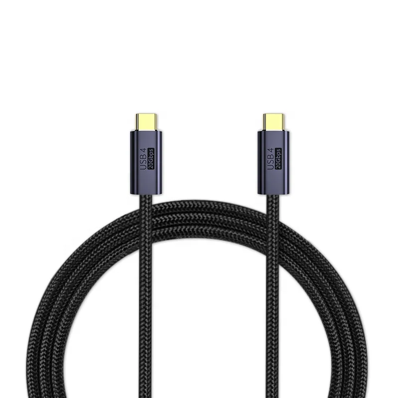 8K 60Hz USB C 4.0 Cable 20Gbps Data Transfer / 100W Charging for Type-C MacBooks, iPad Pro, Hub, Docking, and More