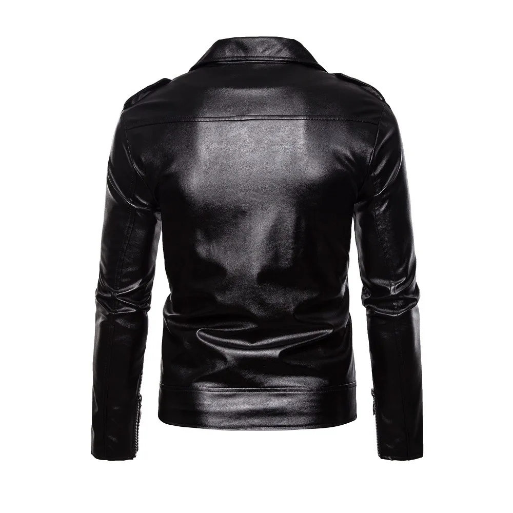 Wholesale cheap price leather jacket biker leather jacket leather men jacket