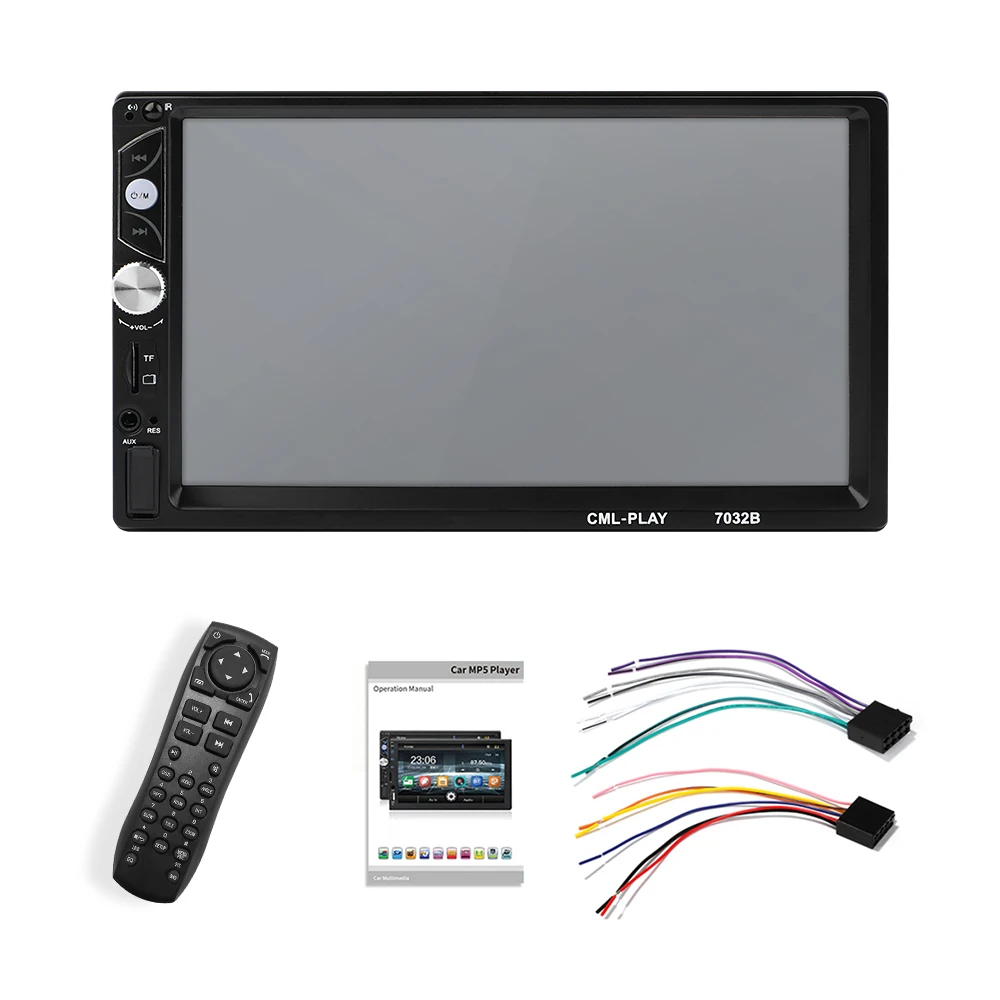 2 DIN autoradio 7 inch double din car stereo user manual car mp5 player BT USB mirror link FM car radio