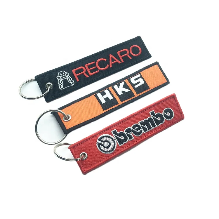 Fashion JEEP Offroad Fans Custom Car Logo Design Embroidery Flight Keychain