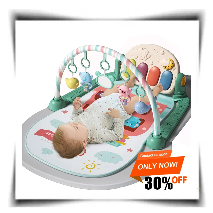 Hot sell Custom Floor Crawling 3 In 1 Babies Walker Playmat Infant Sensory Mats Baby Gym Play Mat Soft Toy