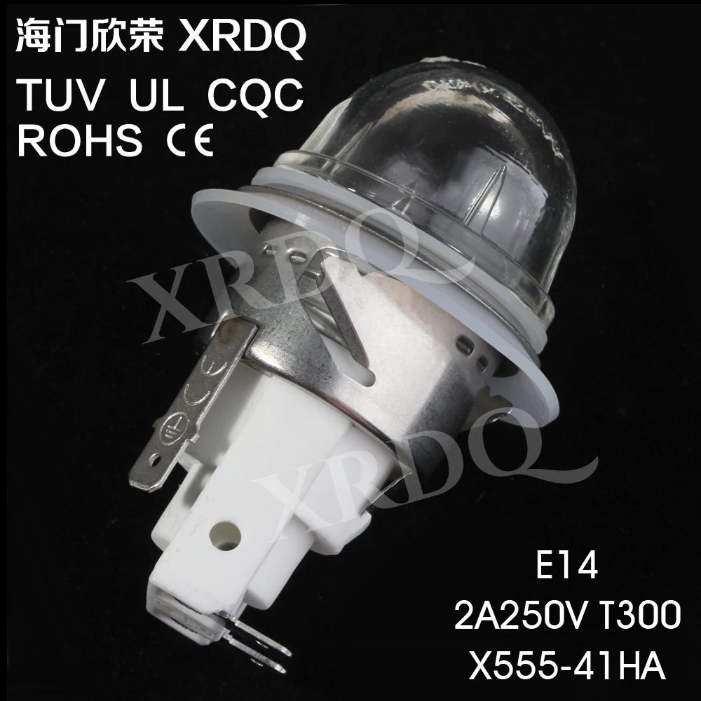 
X555-41V E14 Oven lamp light bulbs sockets holder high temperature steamer microwave 