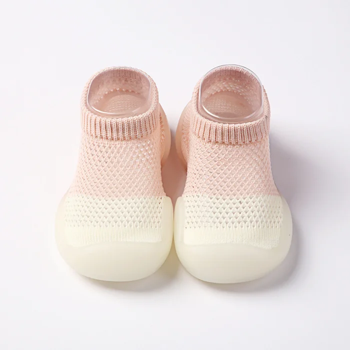 Knit Slipper Baby rubber Soles Socks Non Slip Baby Socks Rubber sole Baby Shoe Socks