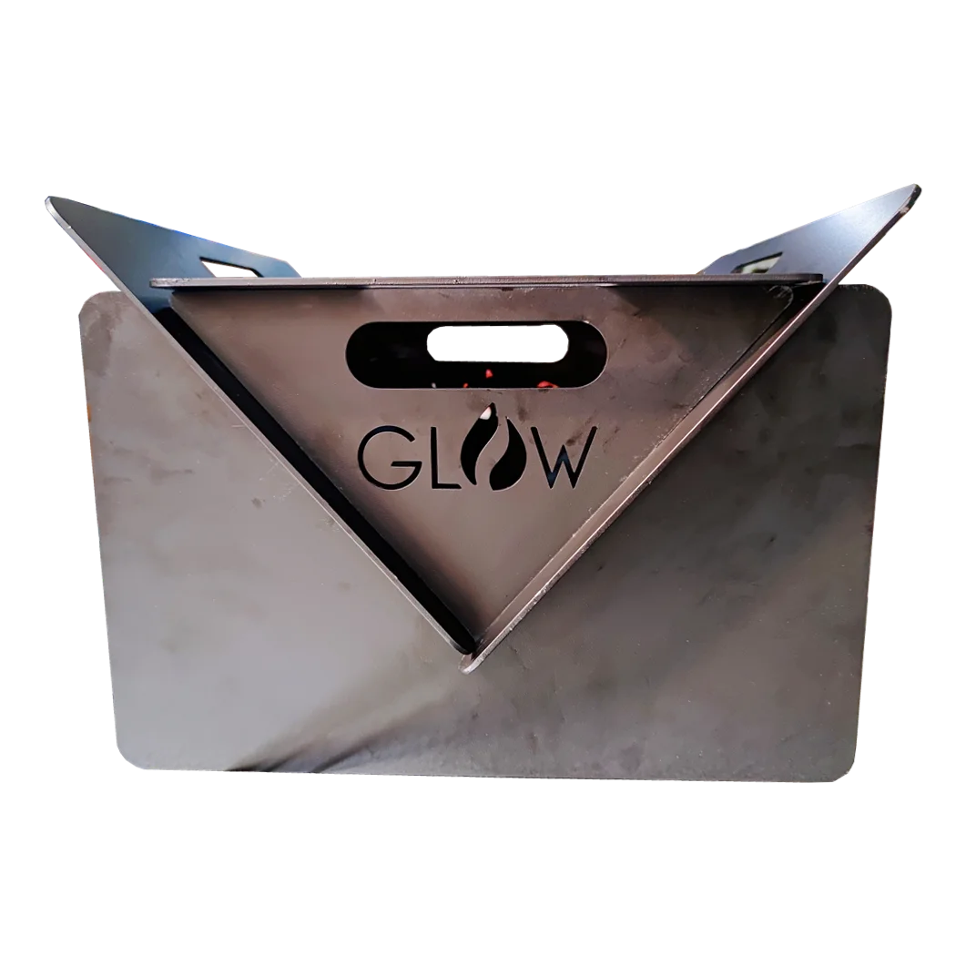 simple knock down design black metal BBQ grill for outdoor balcony