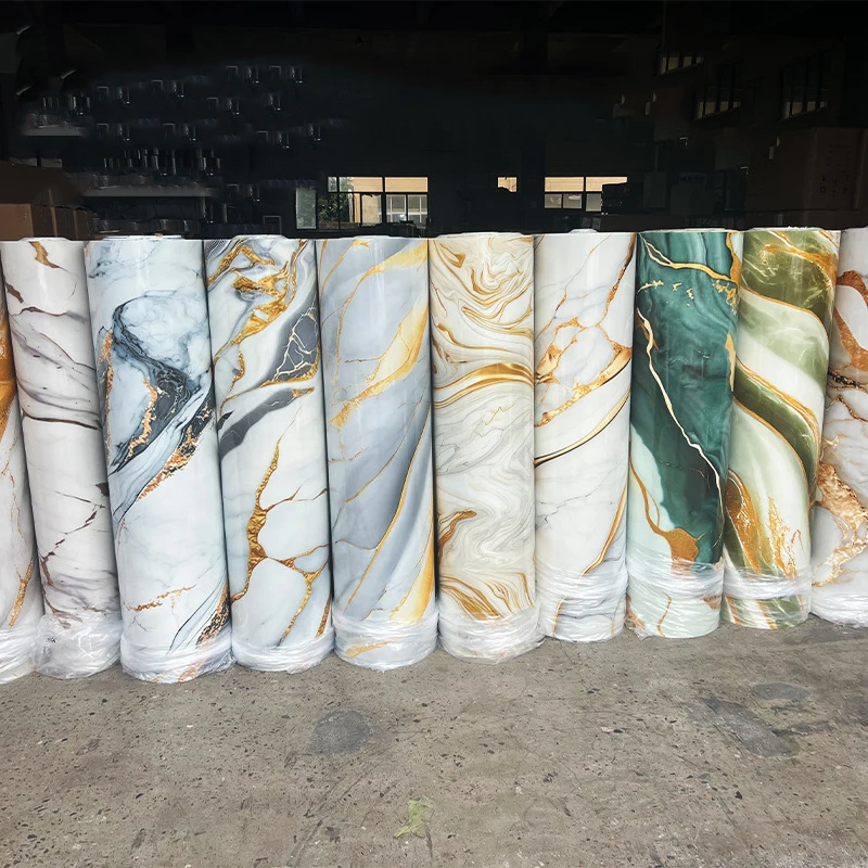 Wholesale Self Adhesive Wall Panels Sticker PET Wall Sticker Interior Decoration Thickened Wallpaper Rolls For Home Decoration