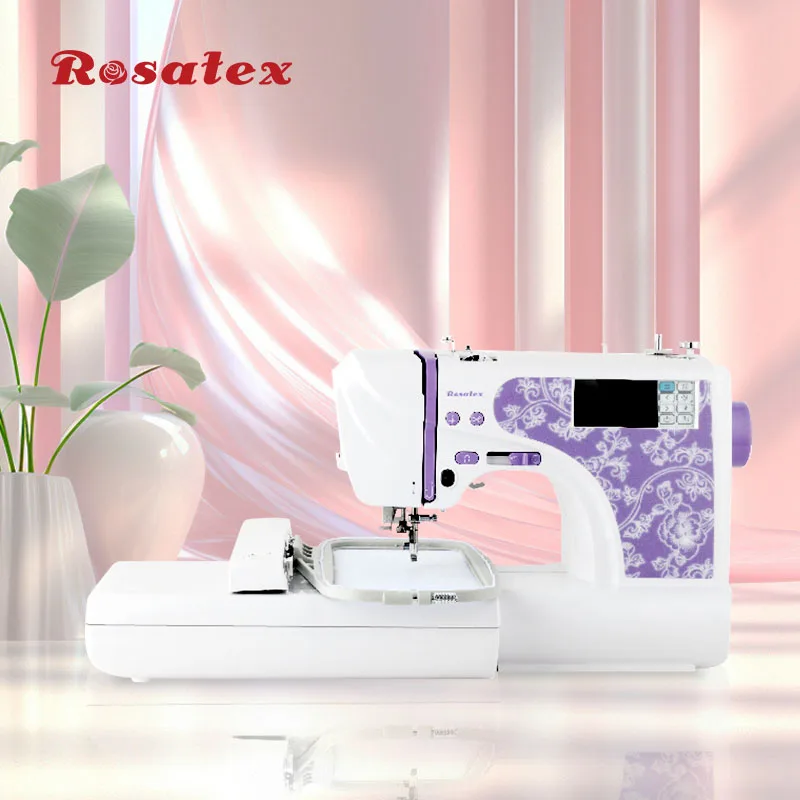Rs-1500 домашняя тканевая футболка Rosatex компьютеризированная вышивальная машина