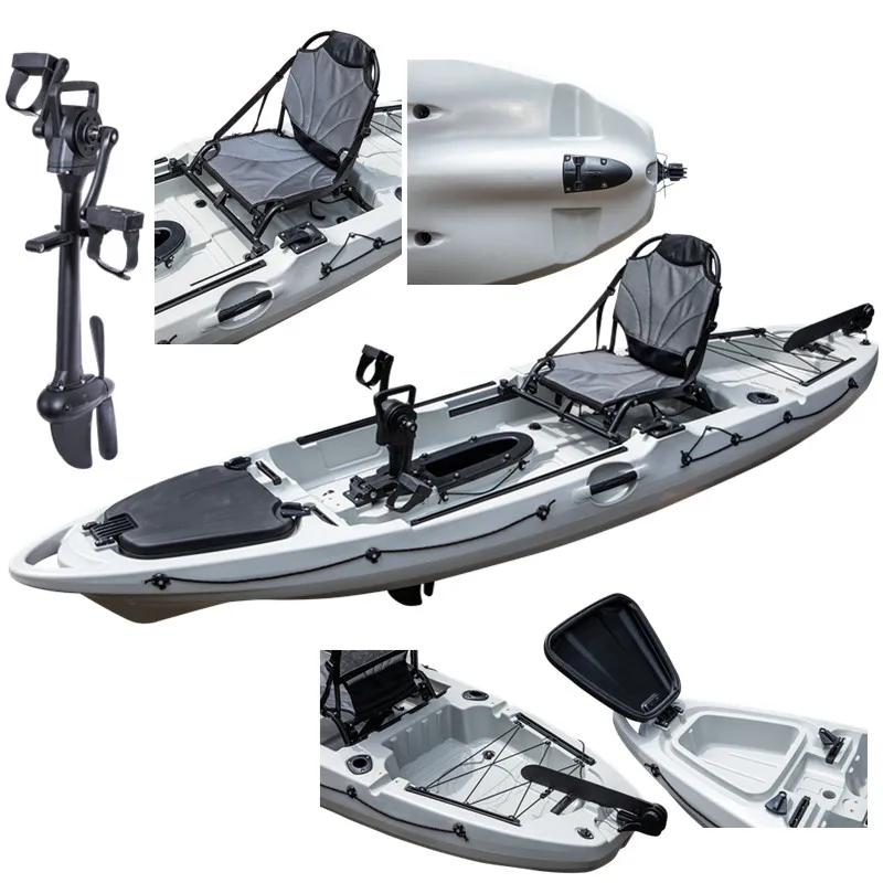 pedal boat fishing kayak with rudder
