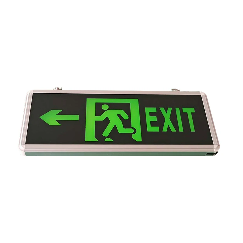 Ceiling Suspended Rechargeable Emergency Exit Sign with Customized Patterns