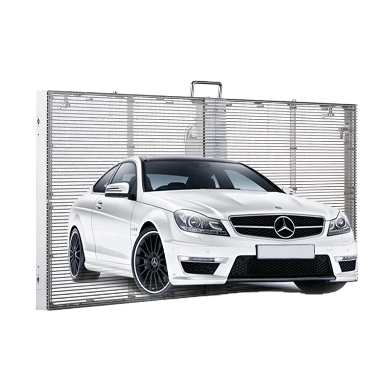 Indoor Outdoor Transparent LED Display Screen 2D 3D Video 4K Transparent LED Display