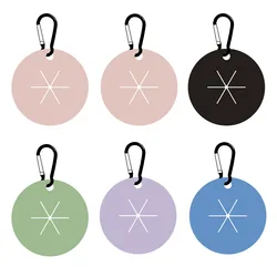 Amazon Hot Sale Silicone Hands Free Carrier Colorful Waste Bag Clip Leash Dispenser poop bags biodegradable Pet Poop Bag Holder