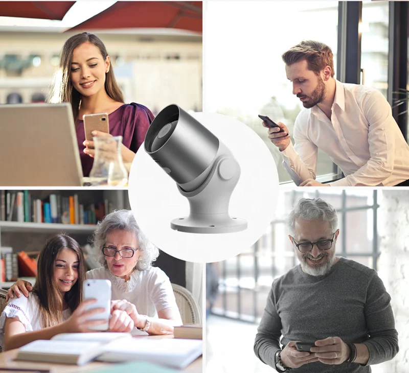 Laxihub IP65 Outdoor IR Alarm Support Smart Home Security Camera Wifi IP Bullet Camera