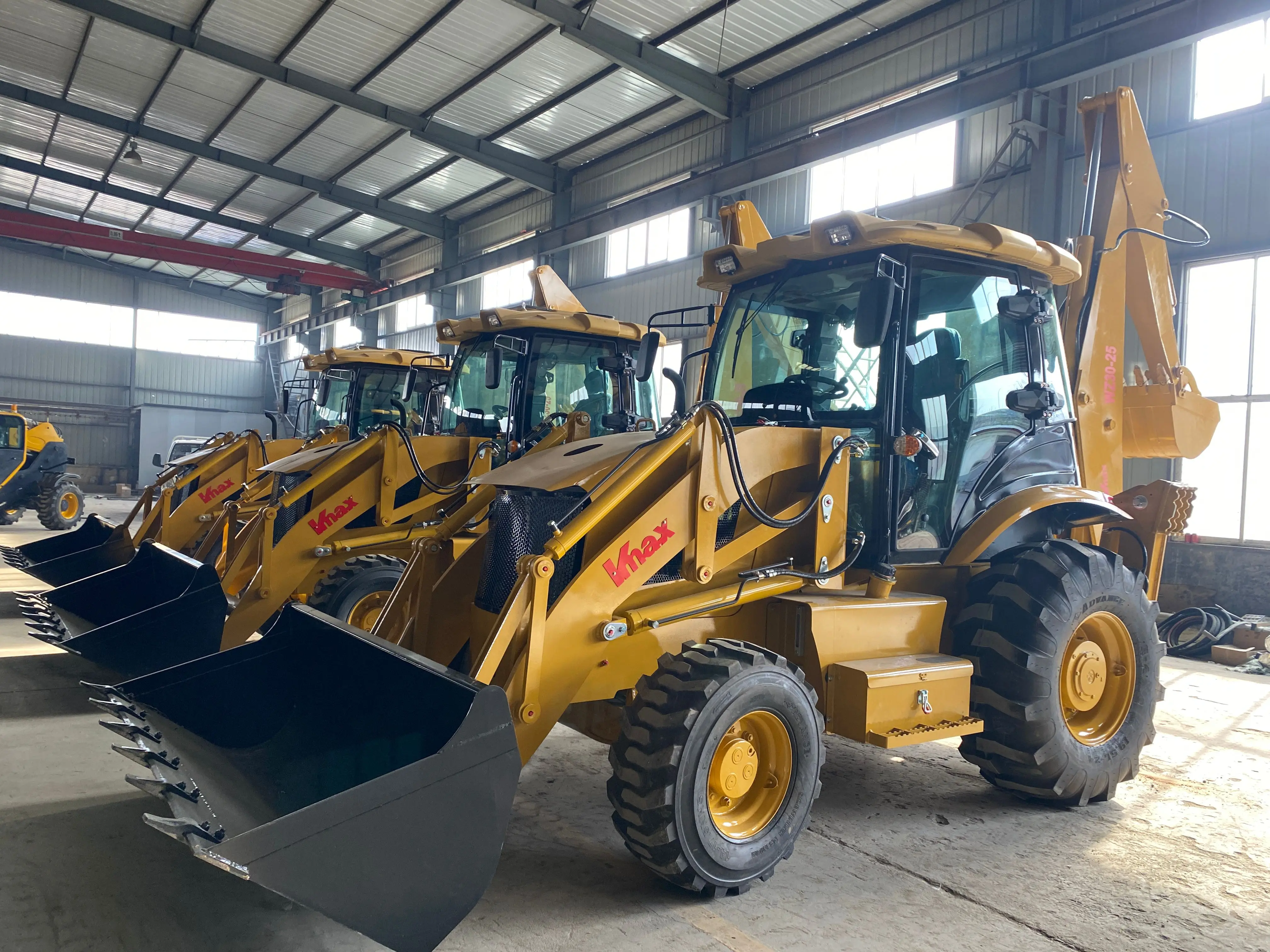 WZ 30-25 Wheel Backhoe Loader 2.5 Ton 4X4 Backhoe Wheel Small Excavator Backhoe Loader