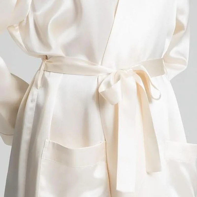 OEM Knee Length Shawl Collar Acrylic Thermal Organic Bamboo Bath Robe