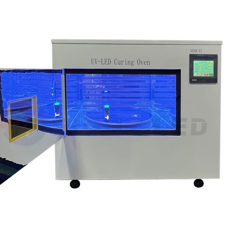 365nm 405nm Rotatable led light uv curing box for 3D printing