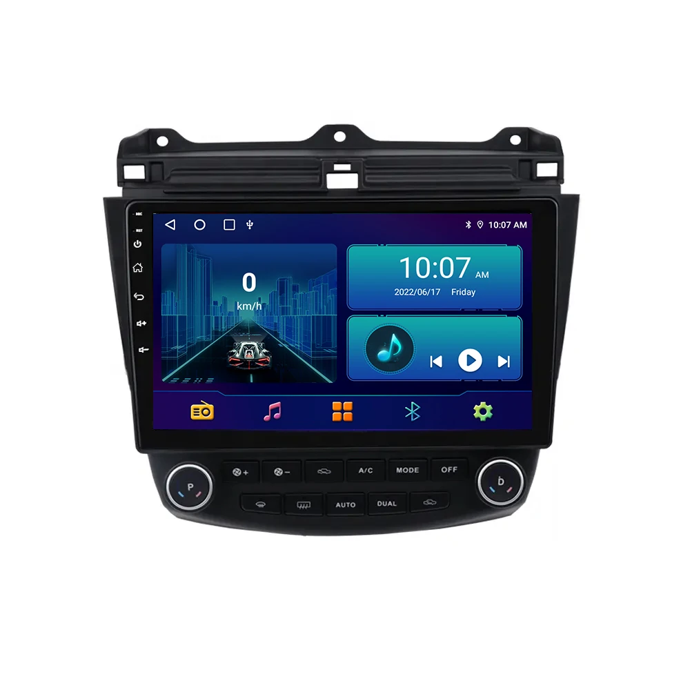 Мультимедийное автомобильное радио для Android GPS навигация Carplay 4G DSP Honda Accord 2003-07