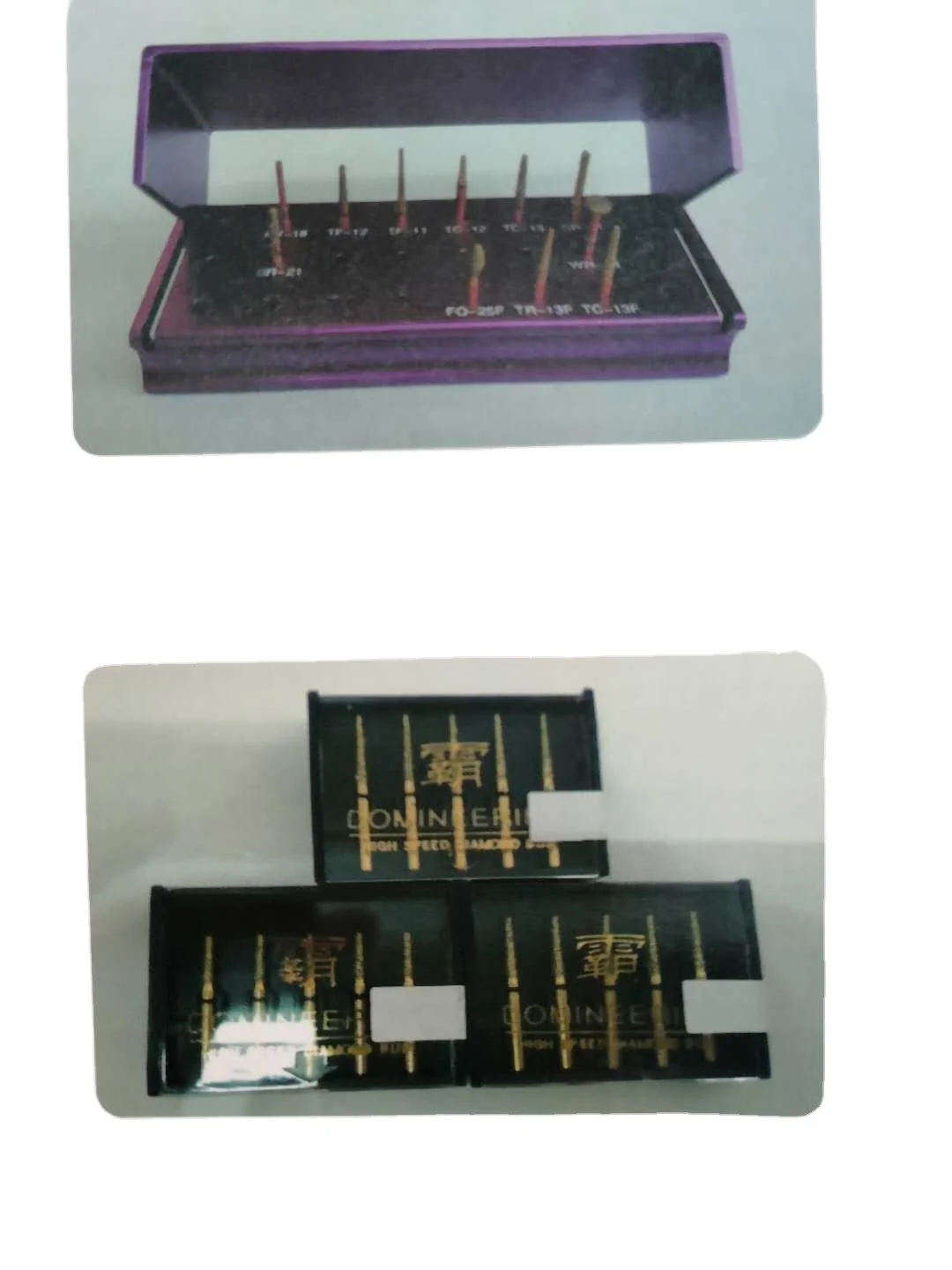 Stainless Steel Round Pear Shaped High Speed Dental Burs Diamond/diamond burs