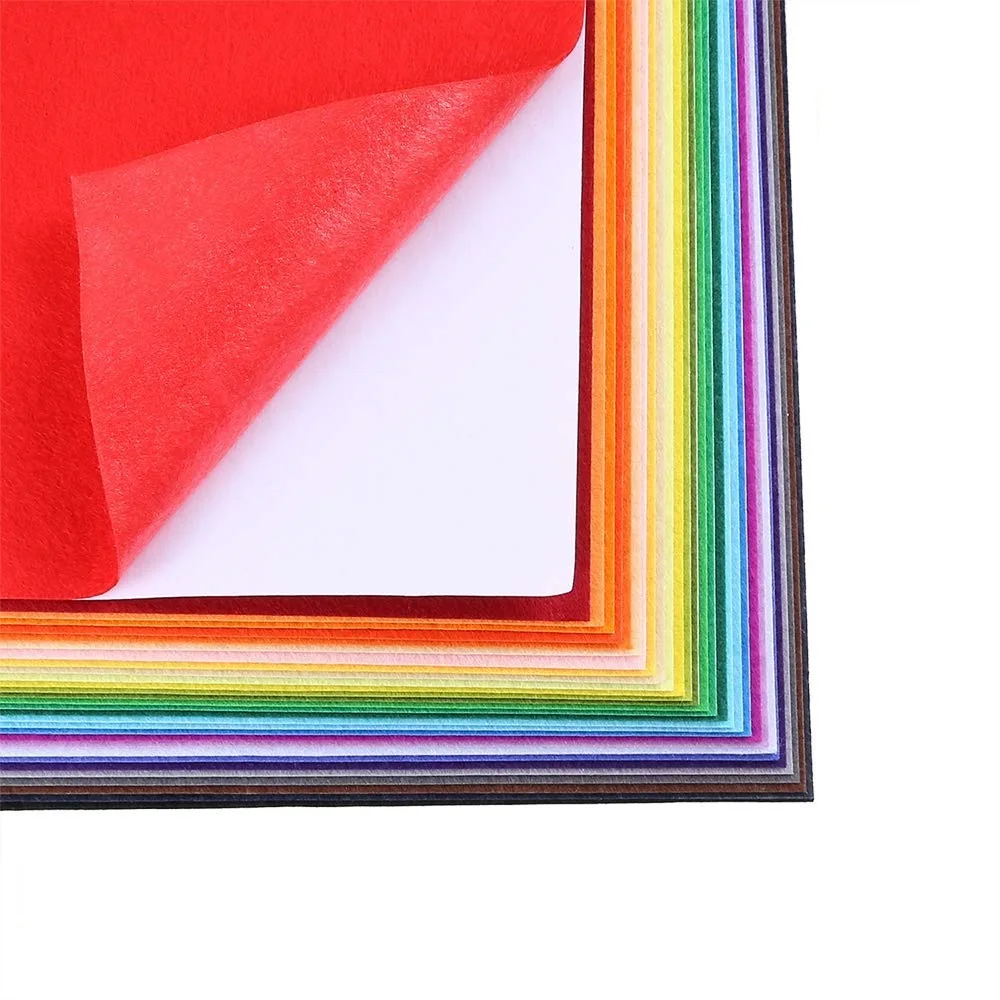 Self Adhesive Backed Felt Fabric Sheet Sticky Felt Sheet DIY Craft self adhesive felt roll