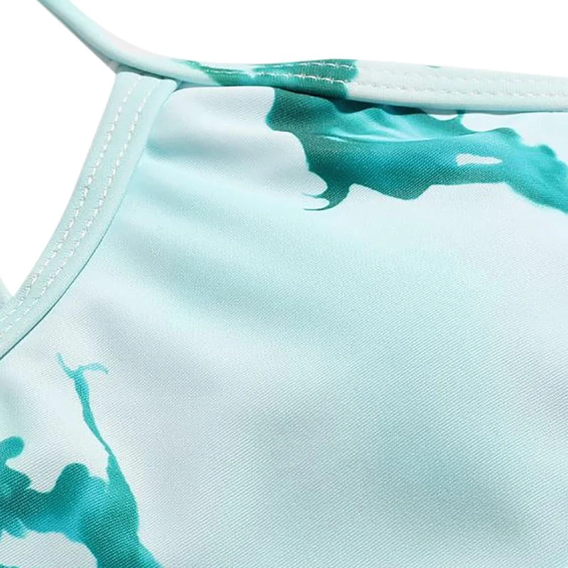 Adjustable Two Pieces Triangle Teen Pretty Girls Bathing Suits Kids Children Bikini Swimwear Swimsuit