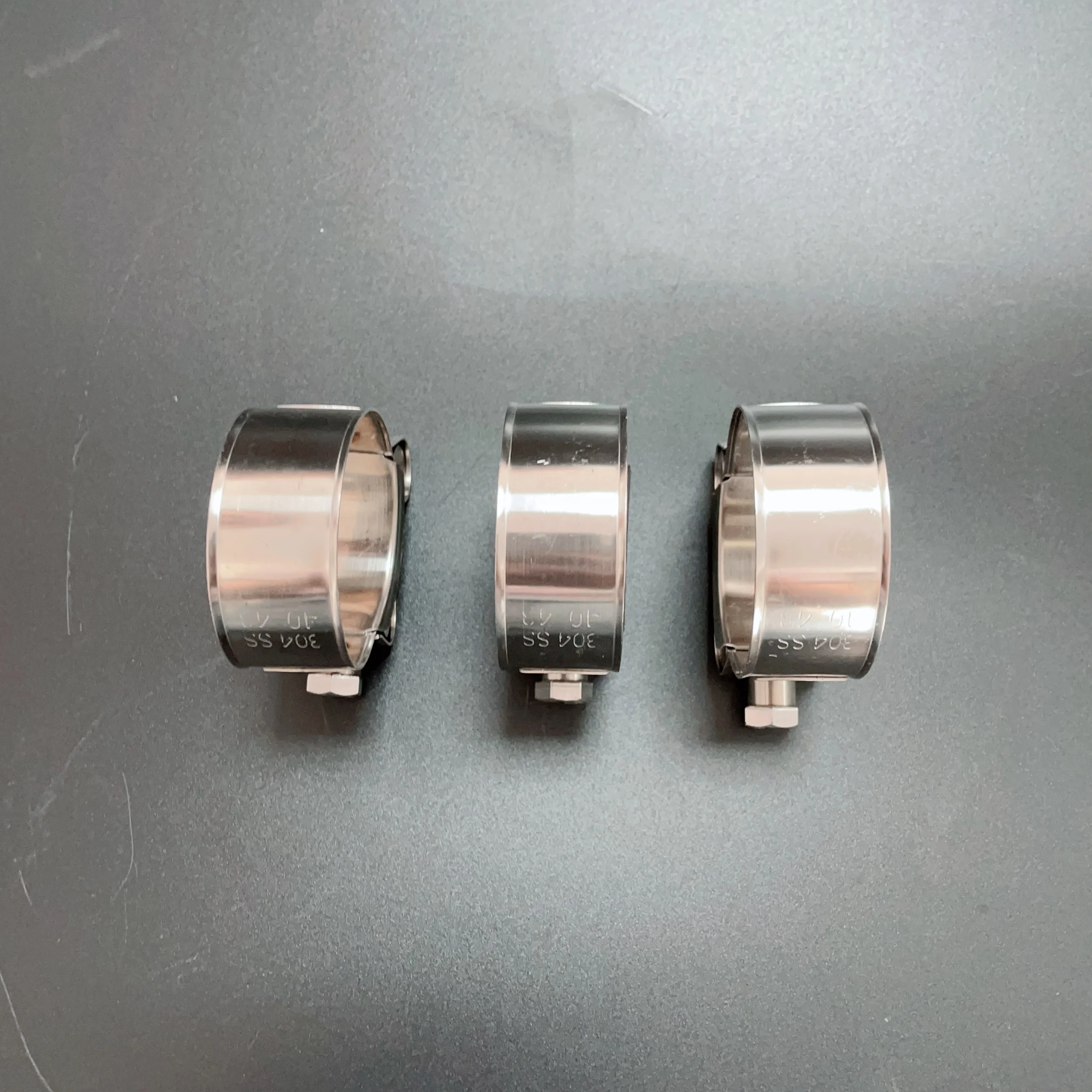 SS304/AA316L handle flexible hose clamp ferrule sanitary coupling hose clamp