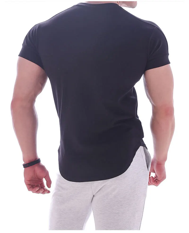 Customized Muscle Brothers Light Board Running Sports Leisure Short Sleeve T-shirt