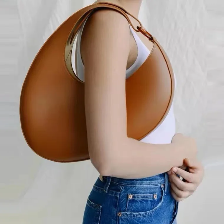 Hot selling 2023 New Irregular Shoulder Handbag Crescent Shaped Underarm Bag
