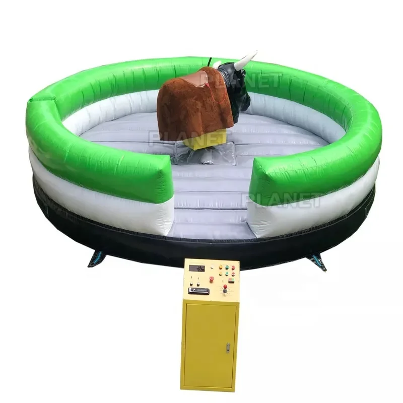 Outdoor Commercial Adults Sports Game Inflatable Mechanical Bull Riding Inflatable Crazy Bull Games For Rental