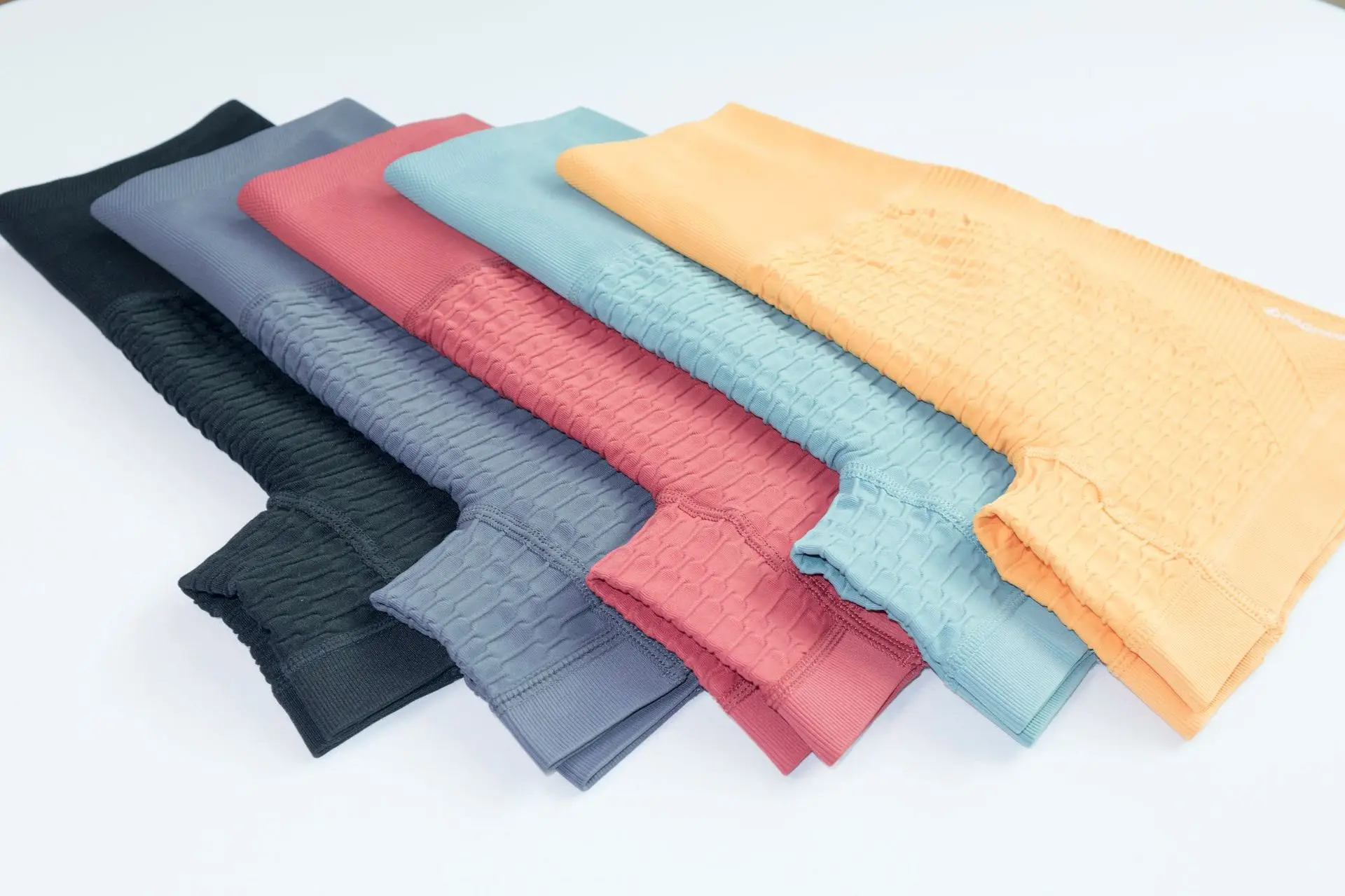 NANBIN High Waist Gym Sexy Skinny Leggings Tummy Moisture Absorption Seamless Knitted Sports Women Butt Lifts Shorts