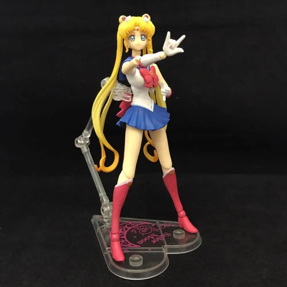 Wholesale OEM Factory  Plastic Pvc 6 inches Sailor Moon Female Girls Action Figure