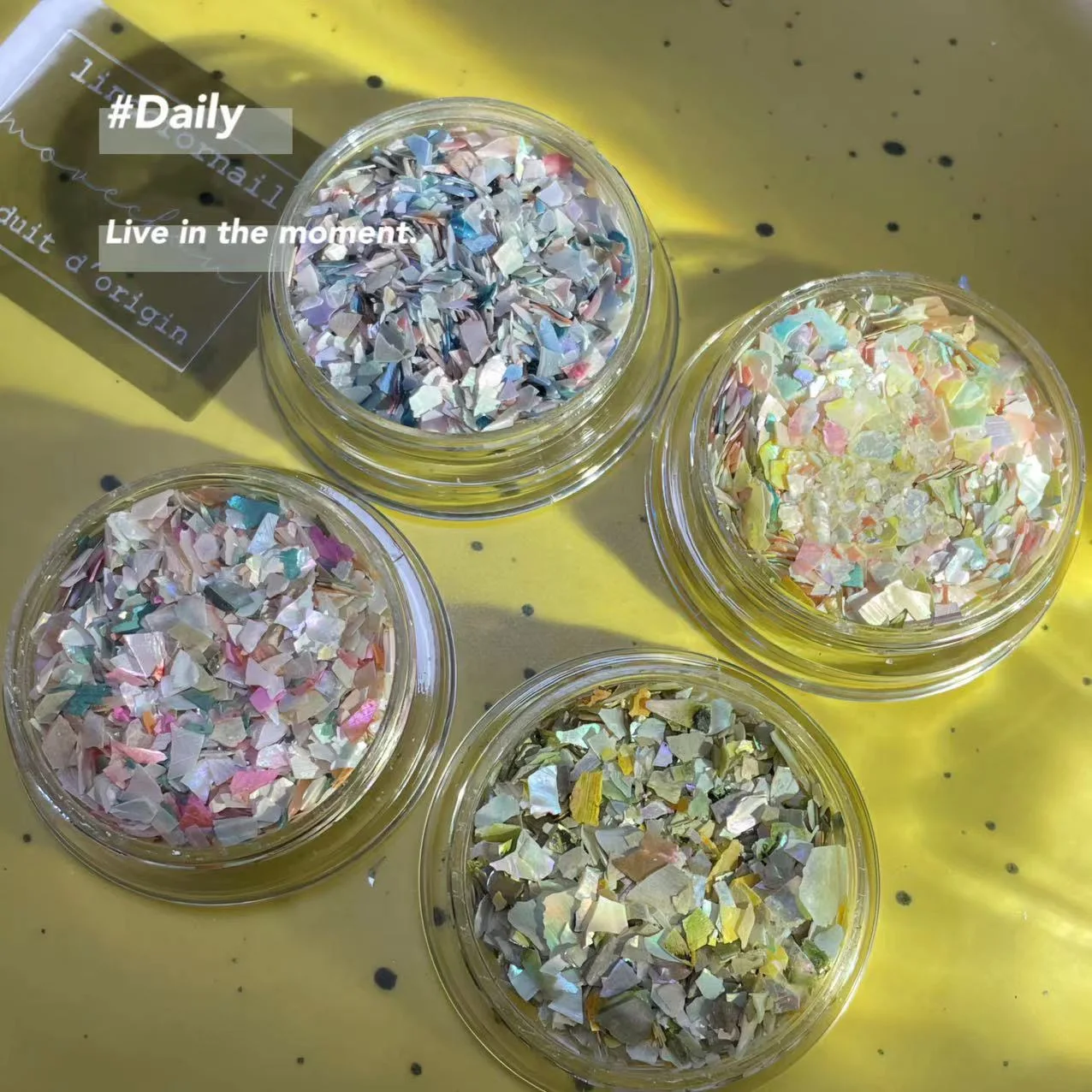 Real Natural Shell Mixed Shell Flakes Nail Charms DIY Decoration Irregular Shell Stone For Nail Art Decoration