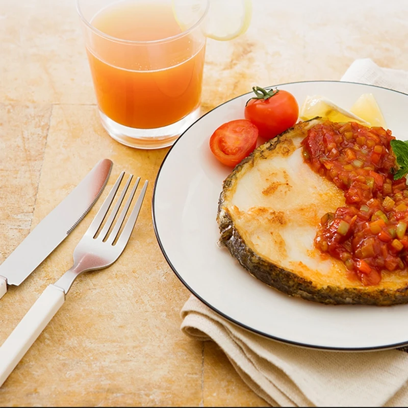 Wholesale OEM Kitchen Wedding Restaurant Flatware Knife Spoon Fork Stainless Steel Bestek Gold Cutlery Set